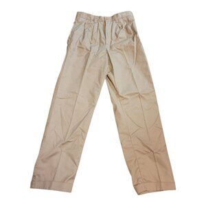 Beverly Hills Polo Club Men's Pants Khaki Individual Fit Cuffed Size 30 x 30 NWT
